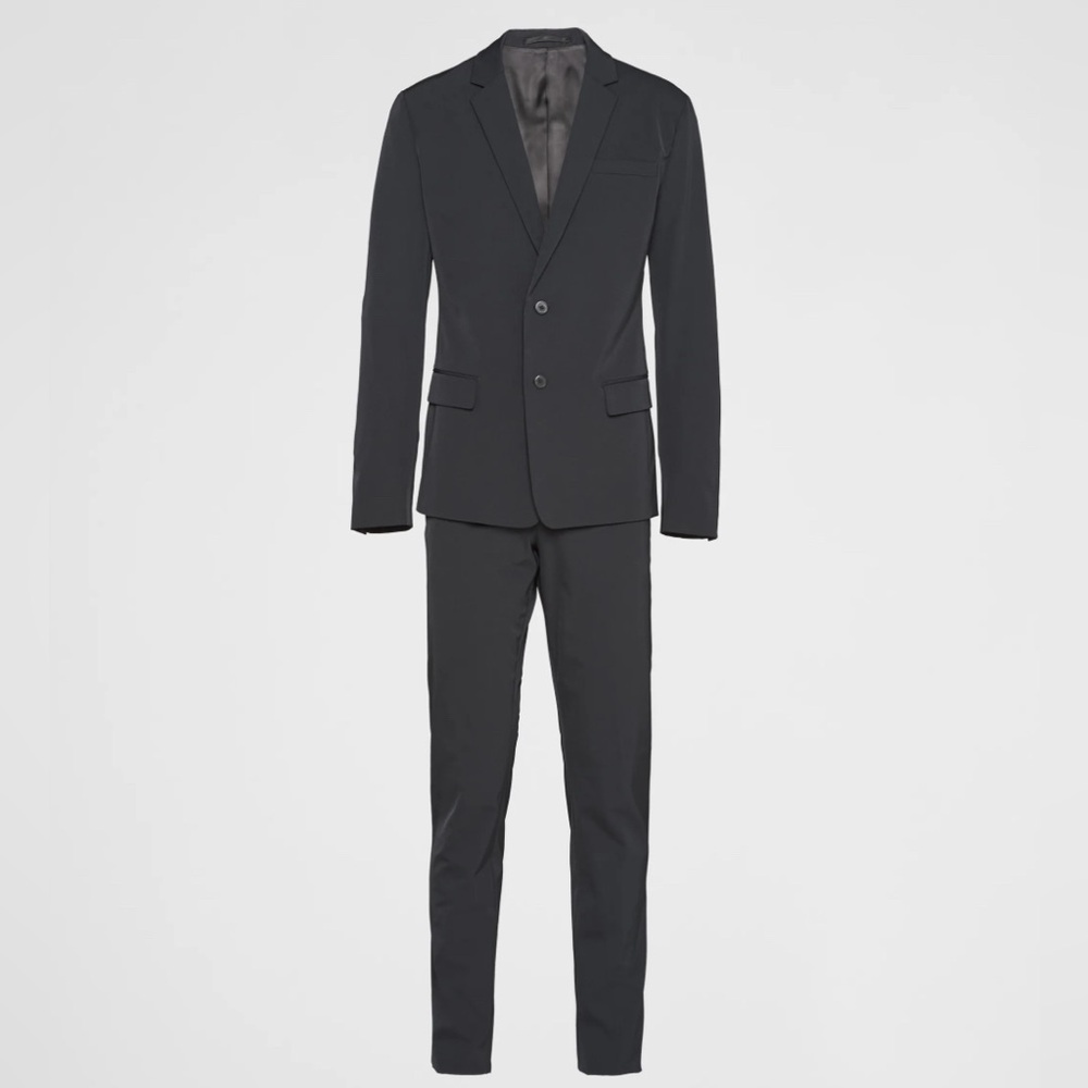 Single-breasted techno stretch suit